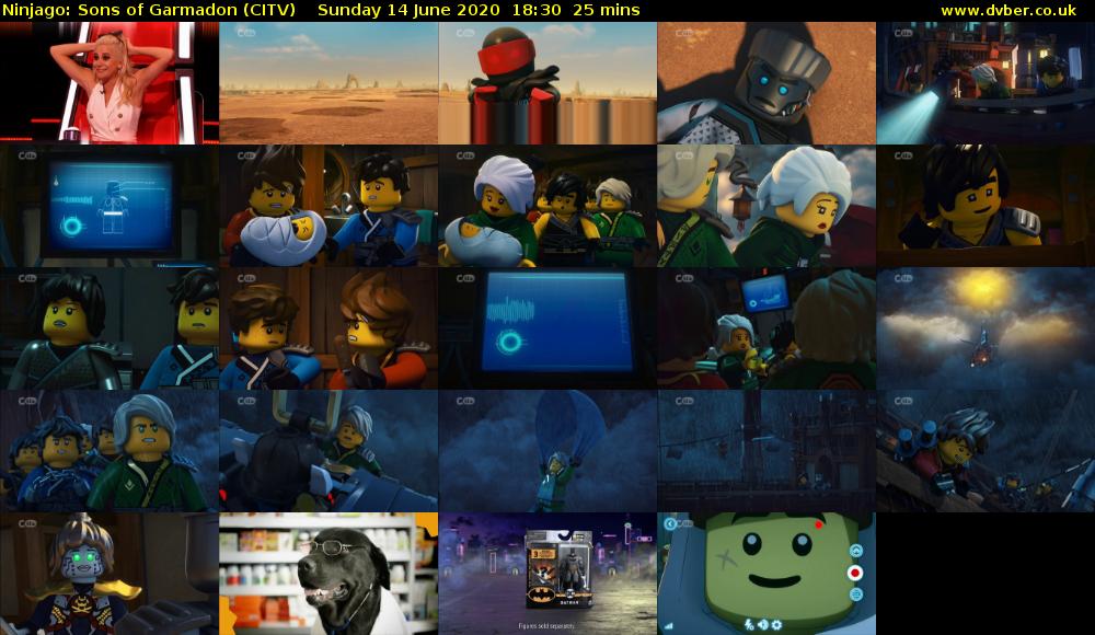 Ninjago: Sons of Garmadon (CITV) Sunday 14 June 2020 18:30 - 18:55