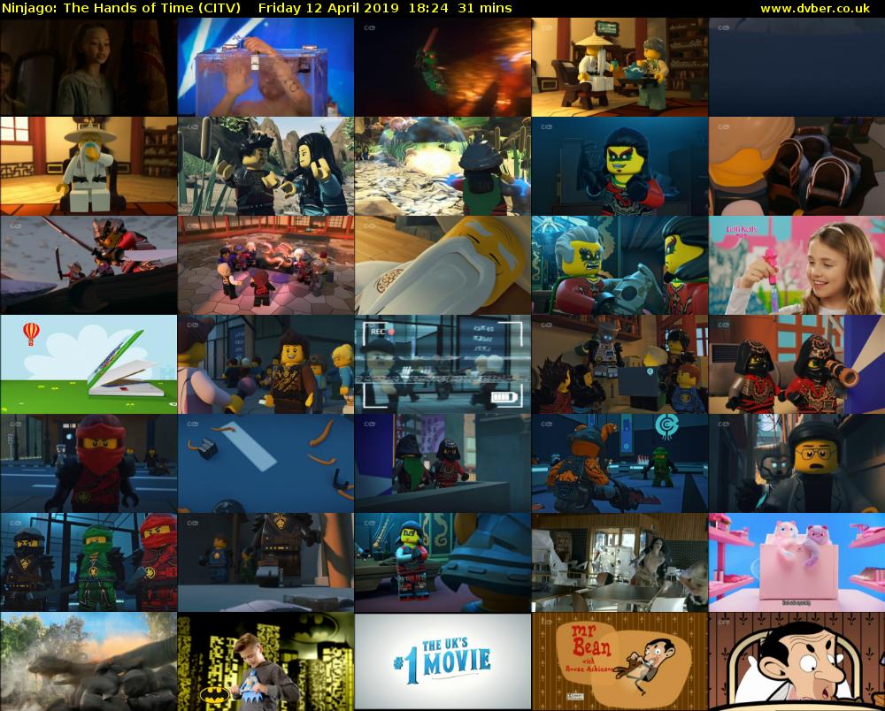 Ninjago: The Hands of Time (CITV) Friday 12 April 2019 18:24 - 18:55