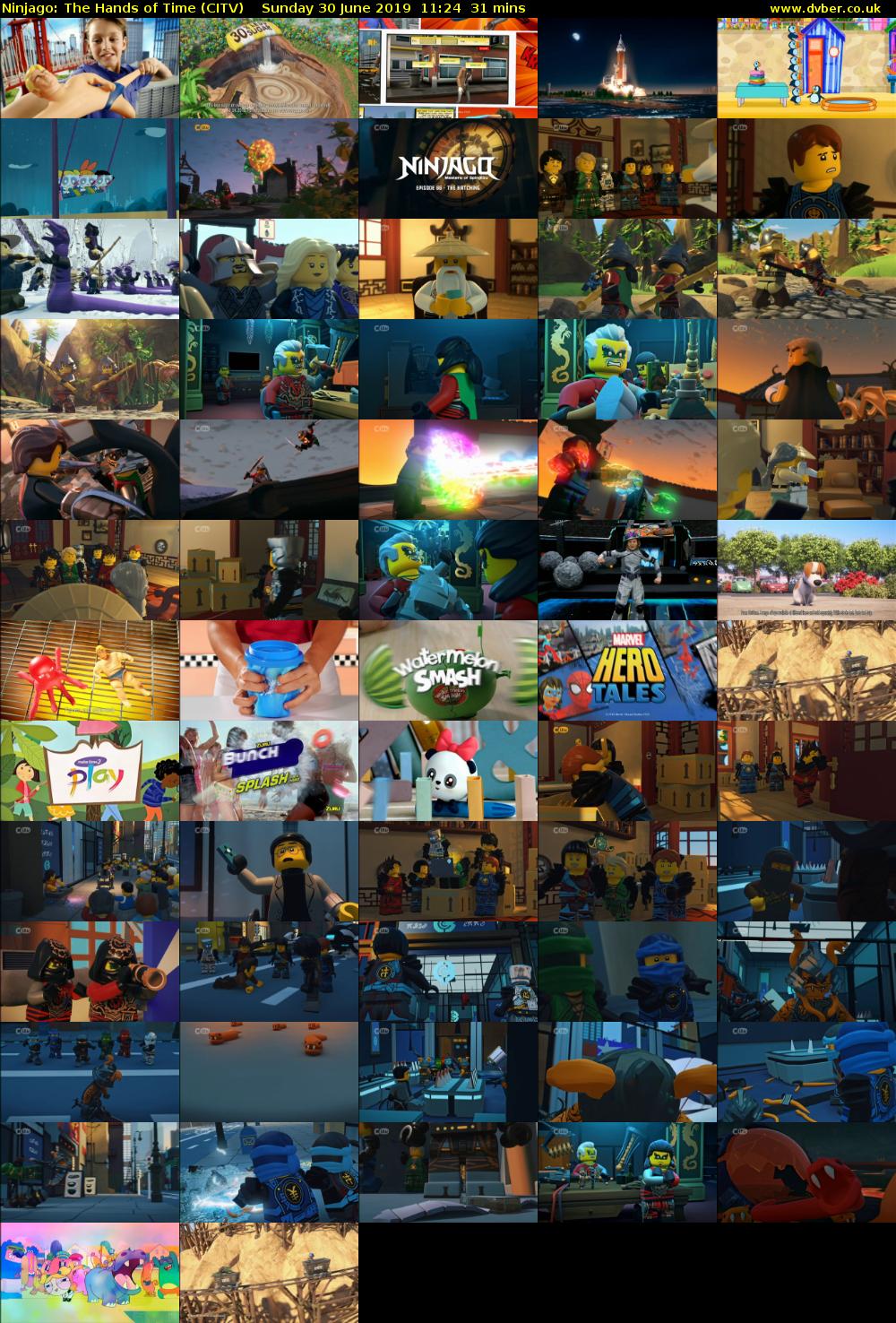 Ninjago: The Hands of Time (CITV) Sunday 30 June 2019 11:24 - 11:55