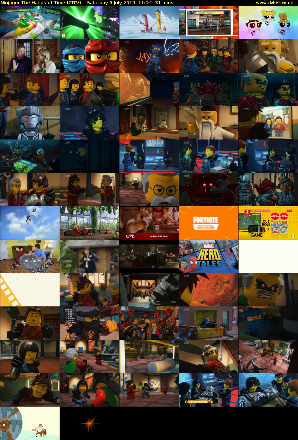 Ninjago: The Hands of Time (CITV) Saturday 6 July 2019 11:24 - 11:55