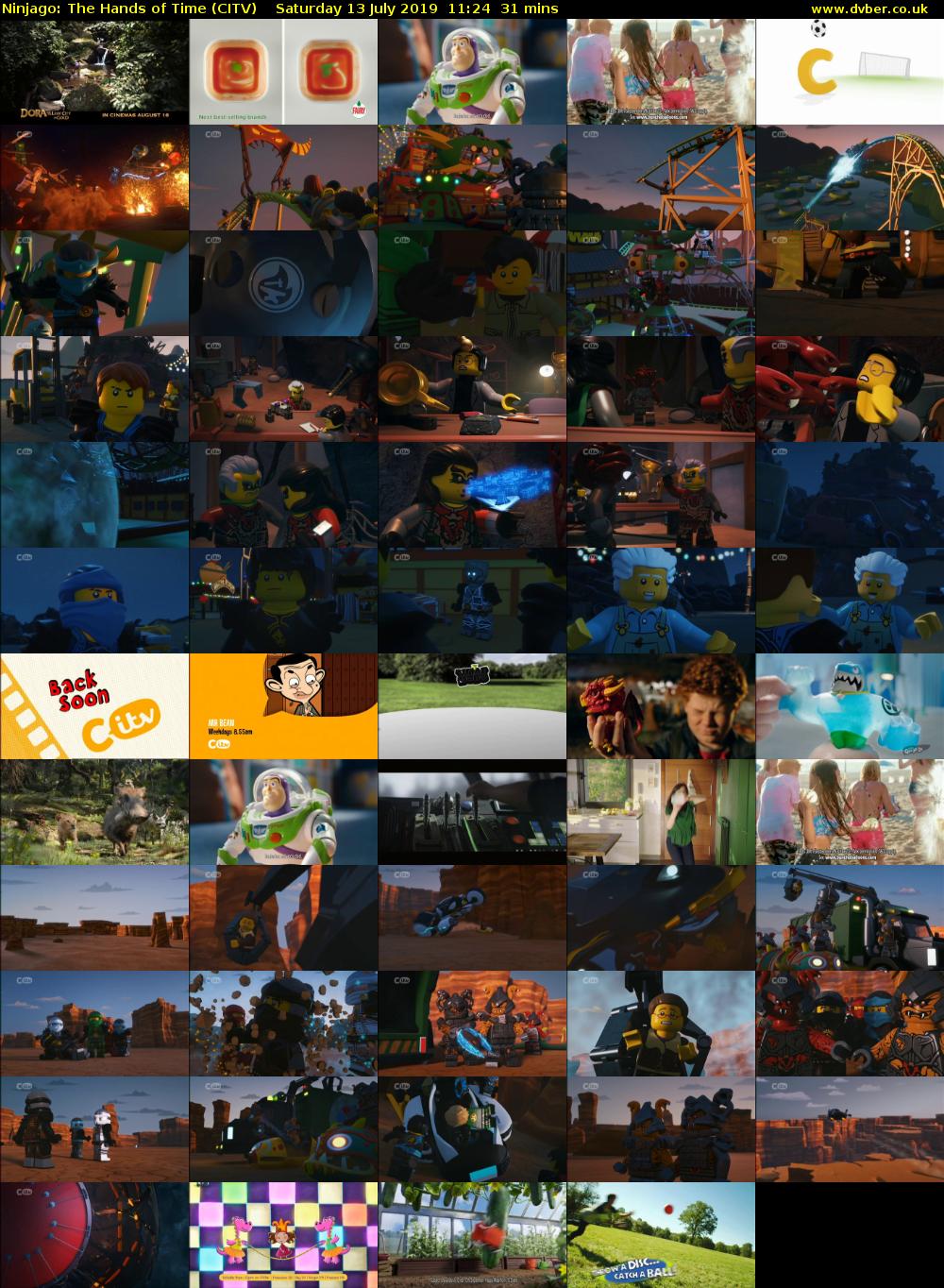 Ninjago: The Hands of Time (CITV) Saturday 13 July 2019 11:24 - 11:55