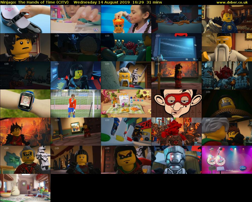 Ninjago: The Hands of Time (CITV) Wednesday 14 August 2019 16:29 - 17:00