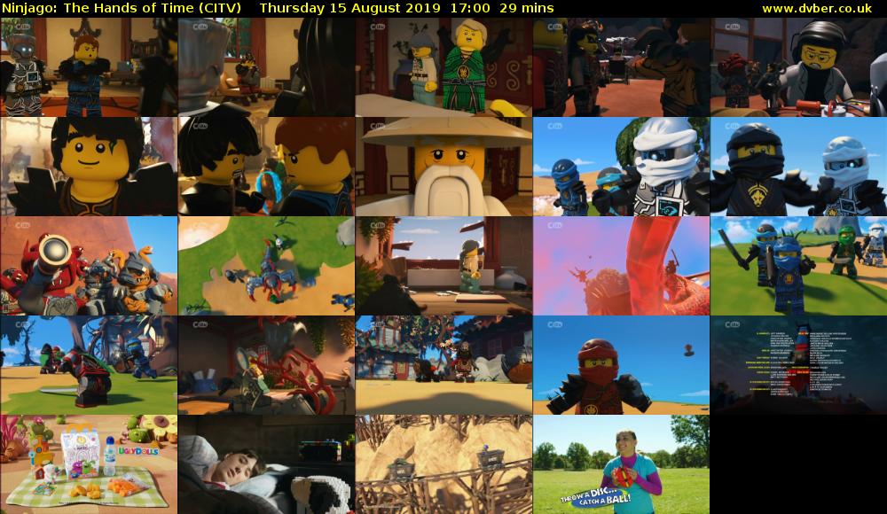 Ninjago: The Hands of Time (CITV) Thursday 15 August 2019 17:00 - 17:29