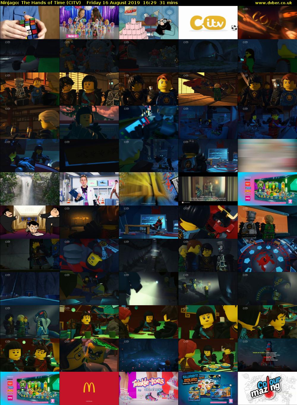 Ninjago: The Hands of Time (CITV) Friday 16 August 2019 16:29 - 17:00