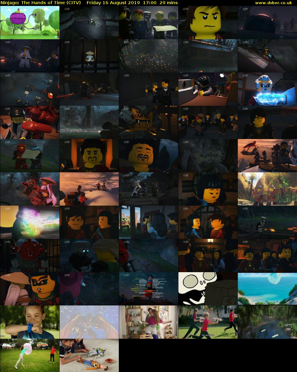 Ninjago: The Hands of Time (CITV) Friday 16 August 2019 17:00 - 17:29