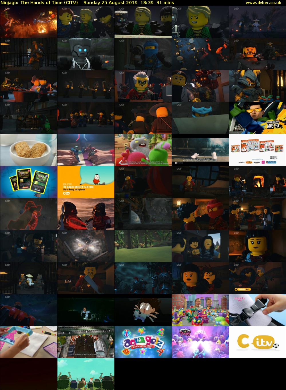 Ninjago: The Hands of Time (CITV) Sunday 25 August 2019 18:39 - 19:10