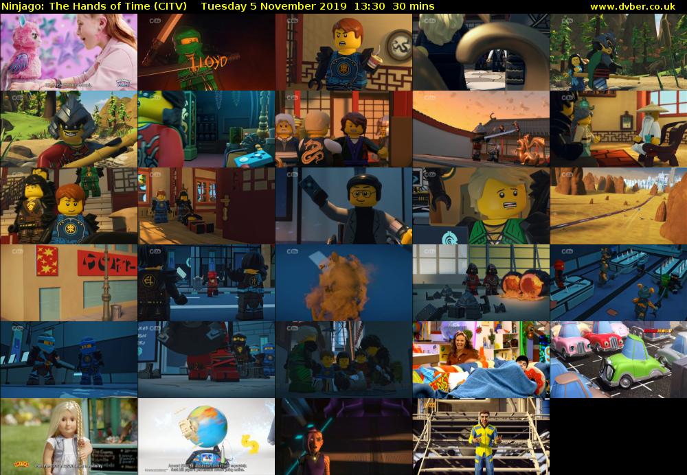 Ninjago: The Hands of Time (CITV) Tuesday 5 November 2019 13:30 - 14:00