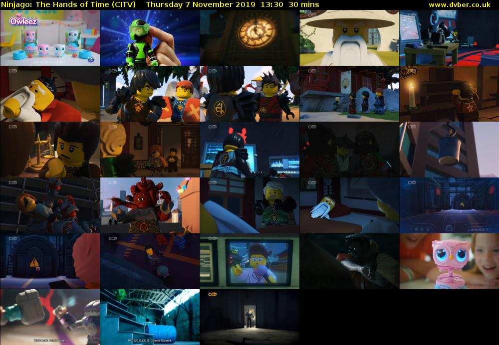 Ninjago: The Hands of Time (CITV) Thursday 7 November 2019 13:30 - 14:00