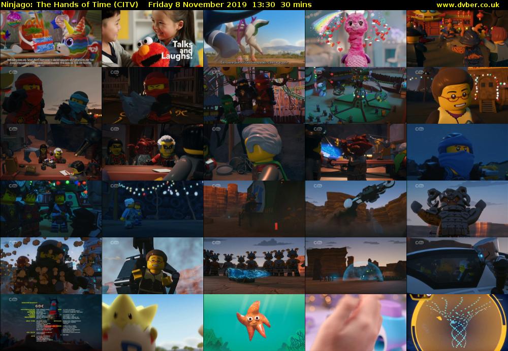Ninjago: The Hands of Time (CITV) Friday 8 November 2019 13:30 - 14:00