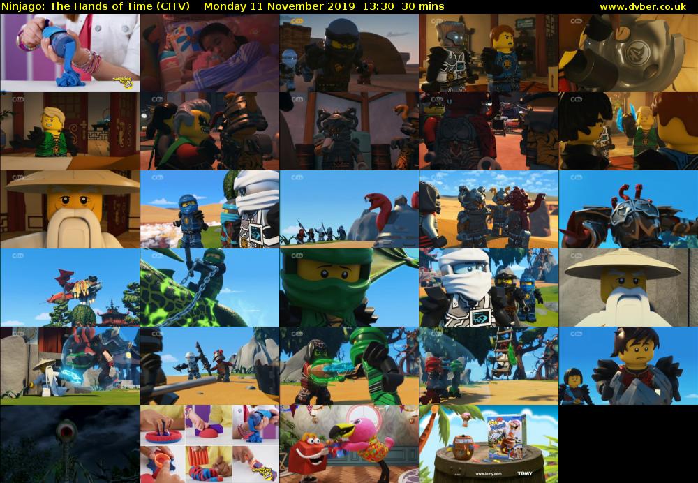Ninjago: The Hands of Time (CITV) Monday 11 November 2019 13:30 - 14:00