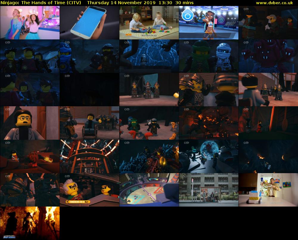 Ninjago: The Hands of Time (CITV) Thursday 14 November 2019 13:30 - 14:00
