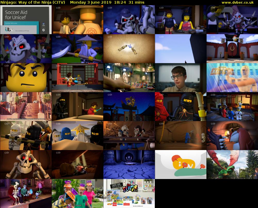 Ninjago: Way of the Ninja (CITV) Monday 3 June 2019 18:24 - 18:55