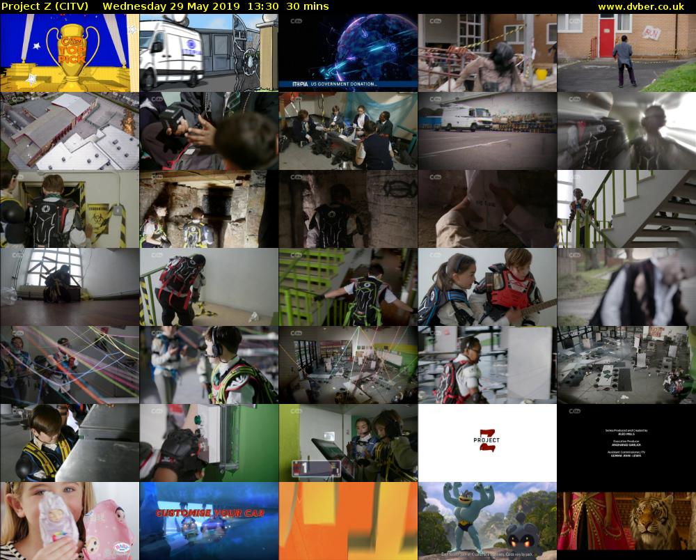 Project Z (CITV) Wednesday 29 May 2019 13:30 - 14:00