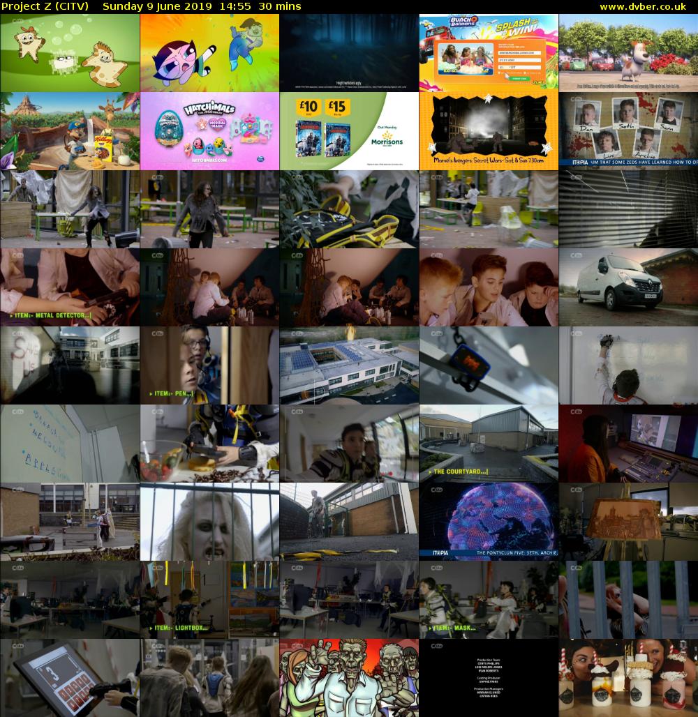 Project Z (CITV) Sunday 9 June 2019 14:55 - 15:25