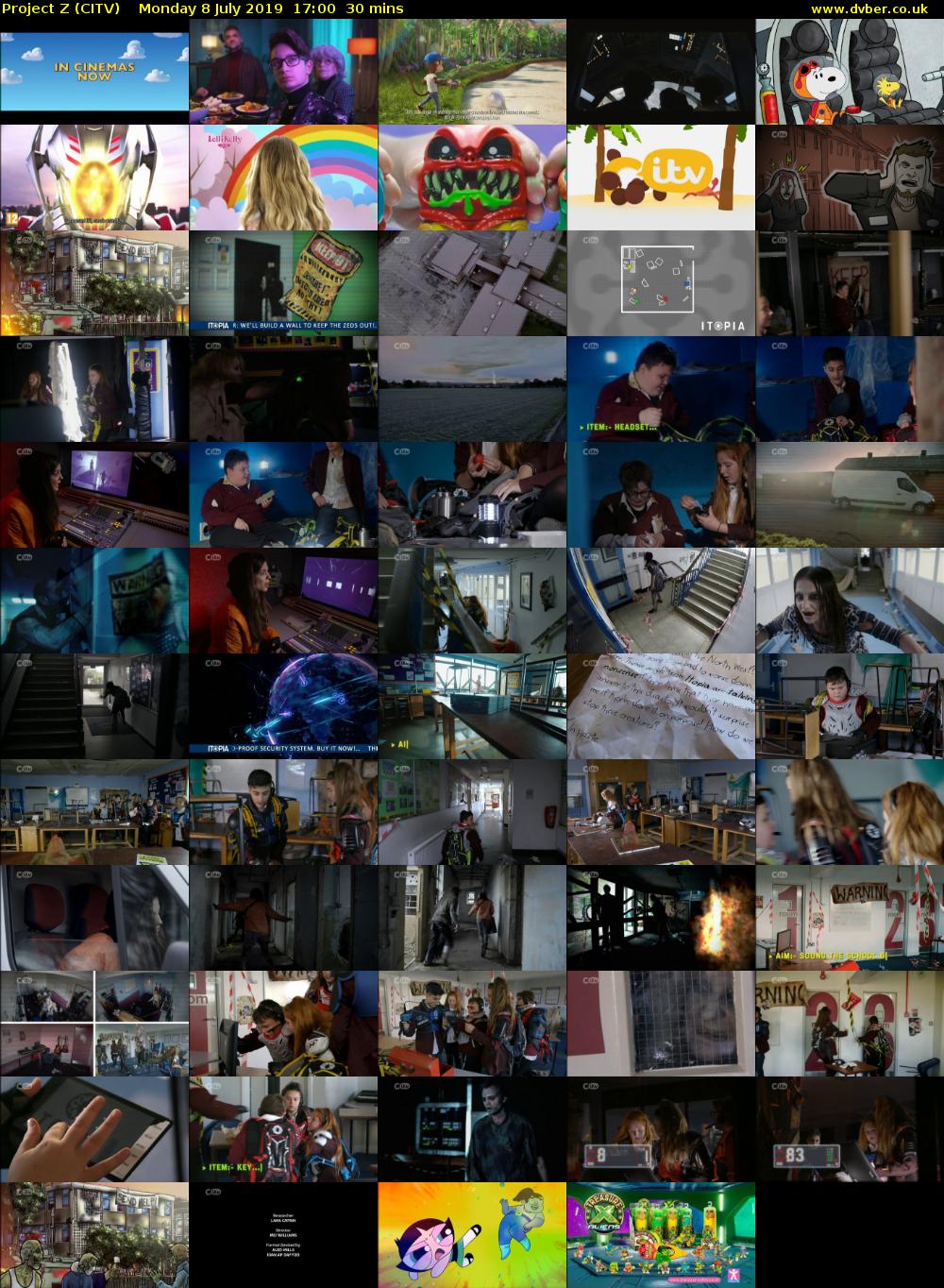 Project Z (CITV) Monday 8 July 2019 17:00 - 17:30
