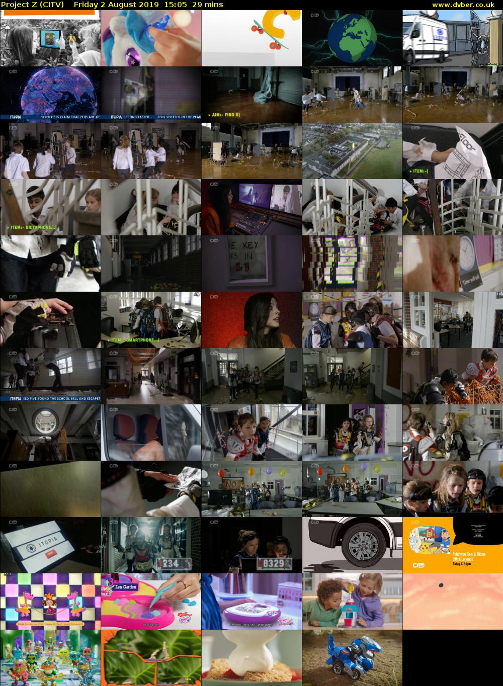 Project Z (CITV) Friday 2 August 2019 15:05 - 15:34