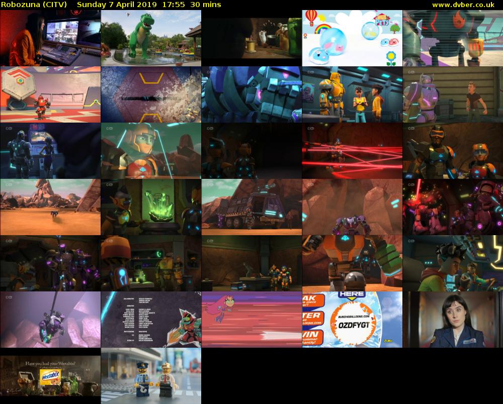 Robozuna (CITV) Sunday 7 April 2019 17:55 - 18:25