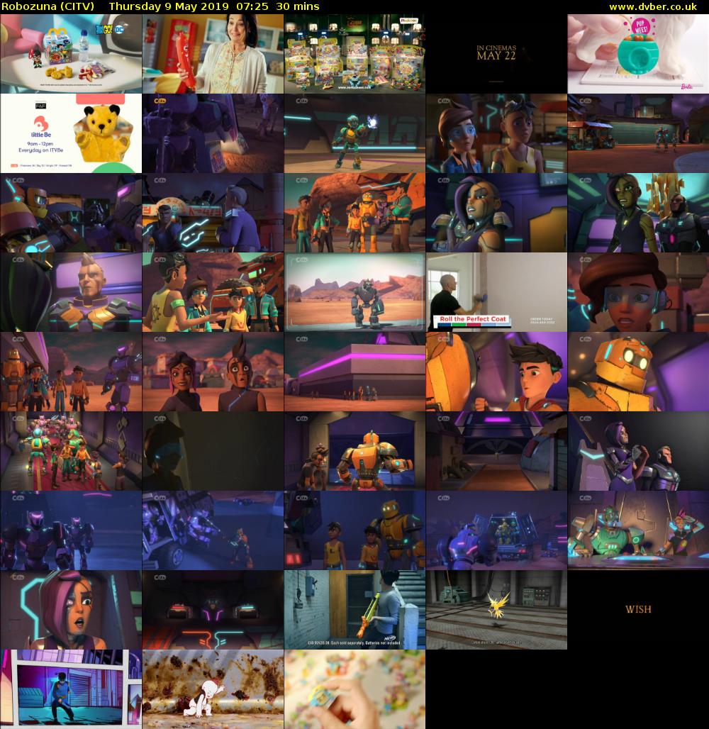 Robozuna (CITV) Thursday 9 May 2019 07:25 - 07:55