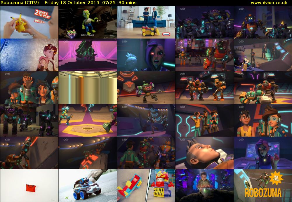 Robozuna (CITV) Friday 18 October 2019 07:25 - 07:55