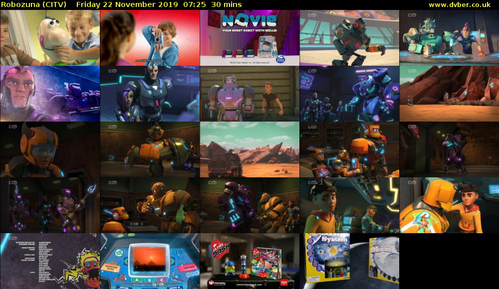 Robozuna (CITV) Friday 22 November 2019 07:25 - 07:55
