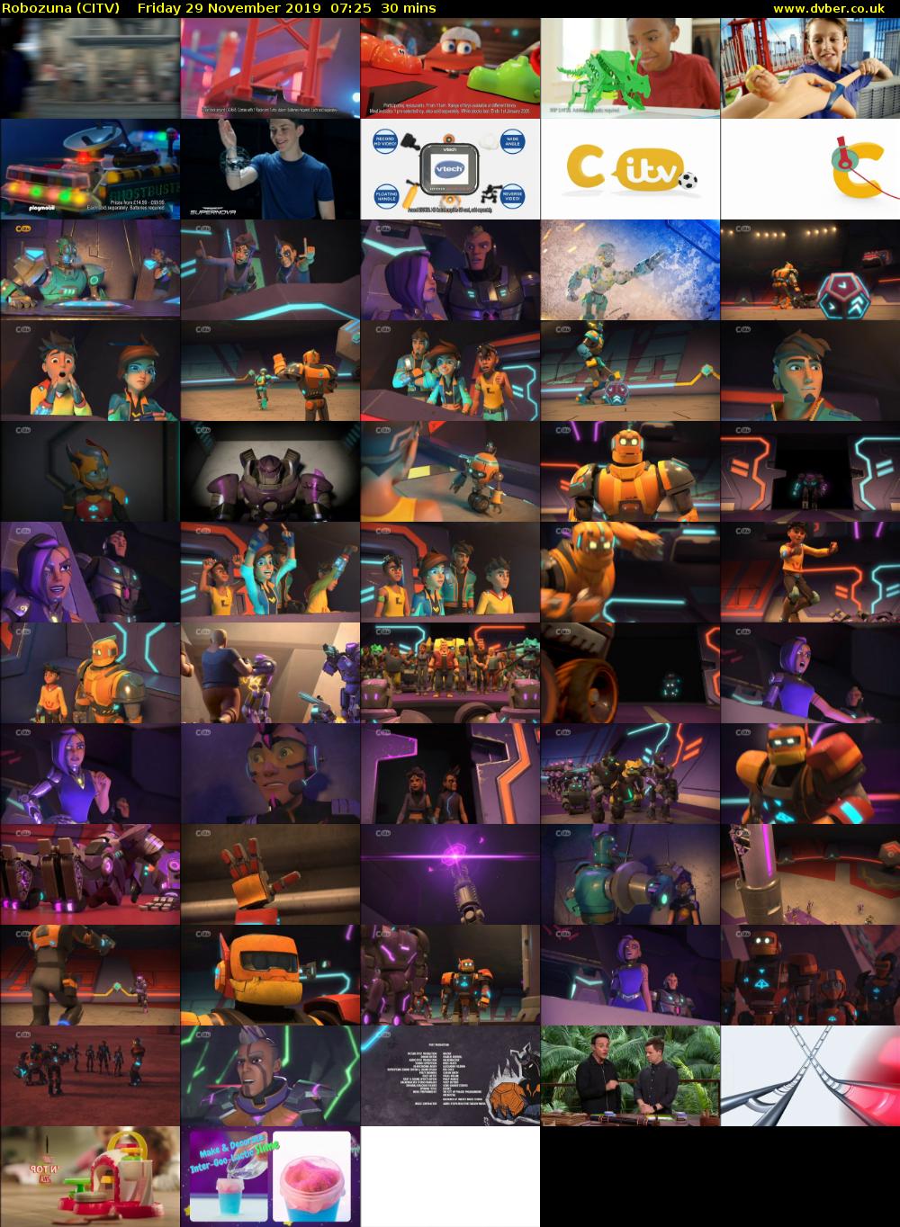 Robozuna (CITV) Friday 29 November 2019 07:25 - 07:55