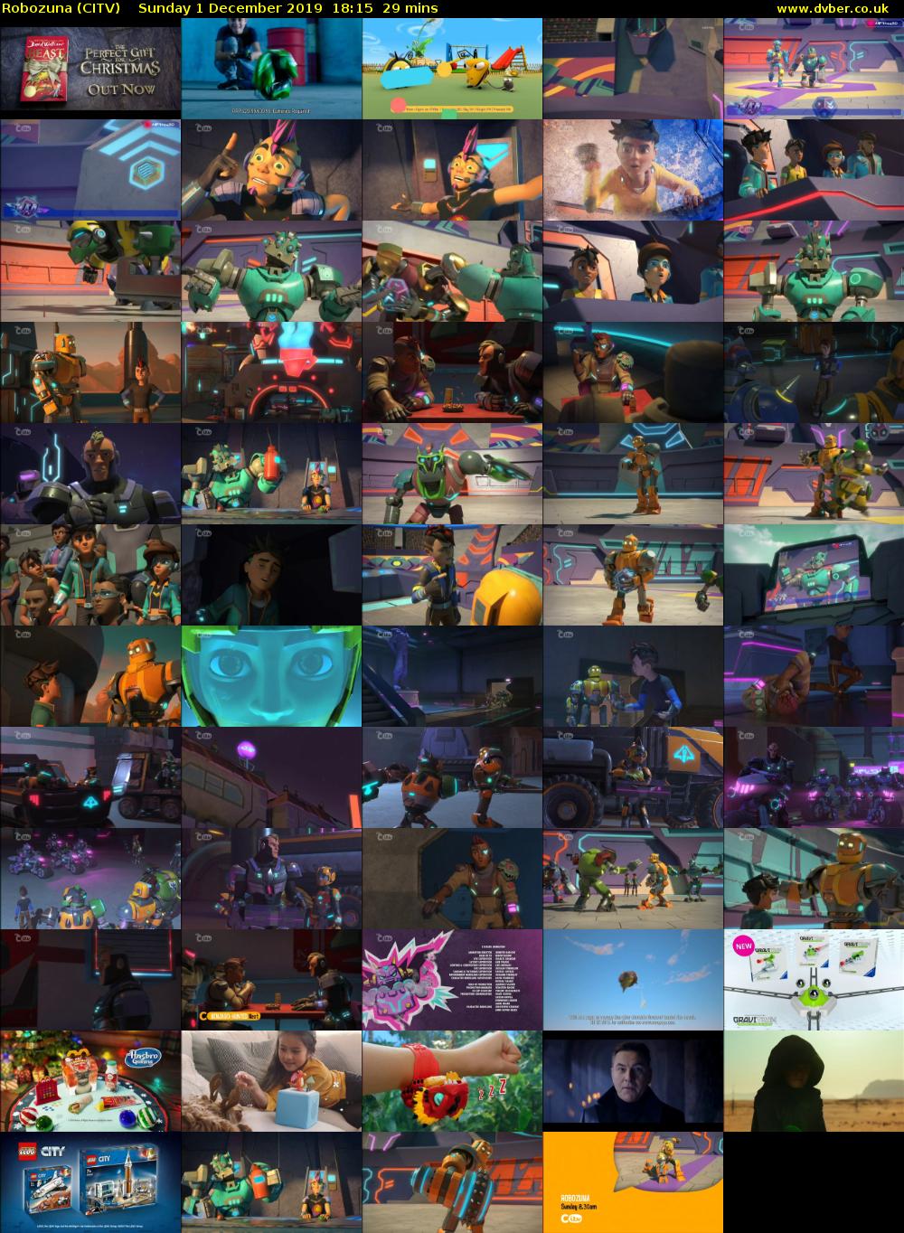 Robozuna (CITV) Sunday 1 December 2019 18:15 - 18:44