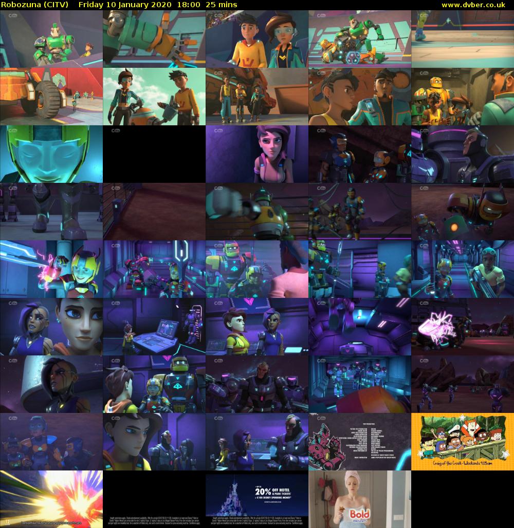 Robozuna (CITV) Friday 10 January 2020 18:00 - 18:25