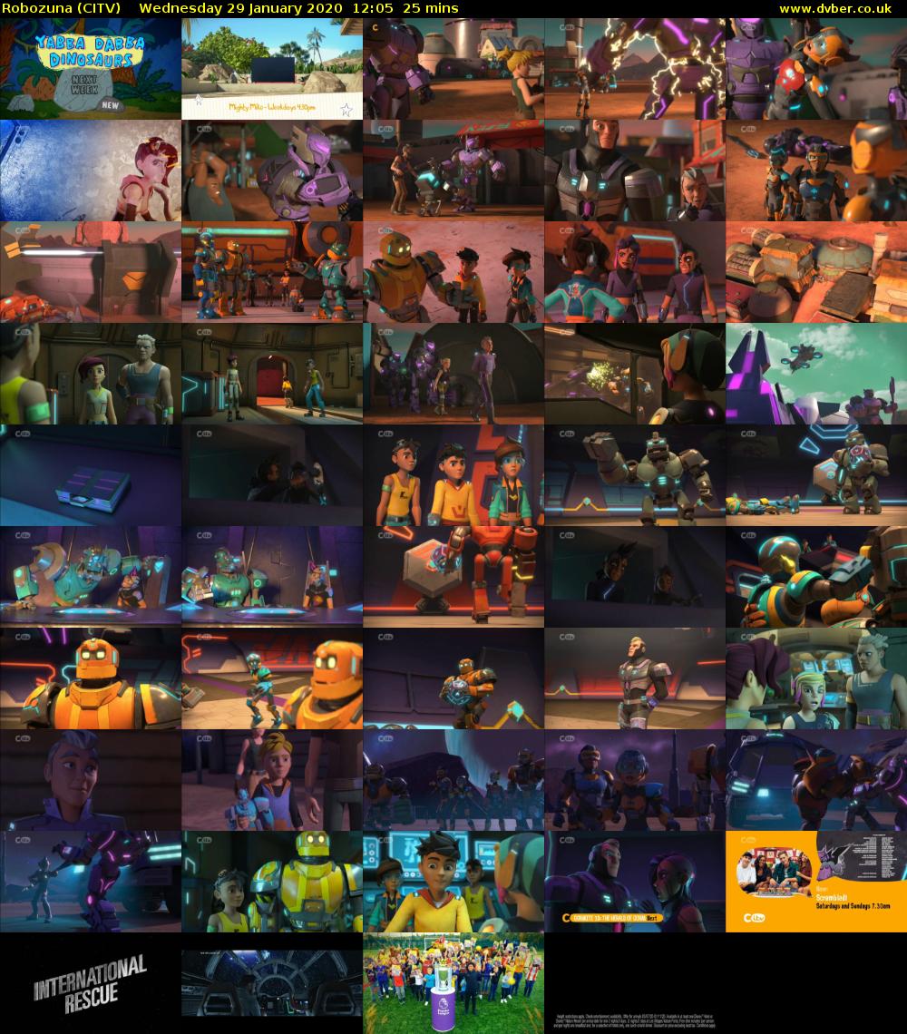 Robozuna (CITV) Wednesday 29 January 2020 12:05 - 12:30