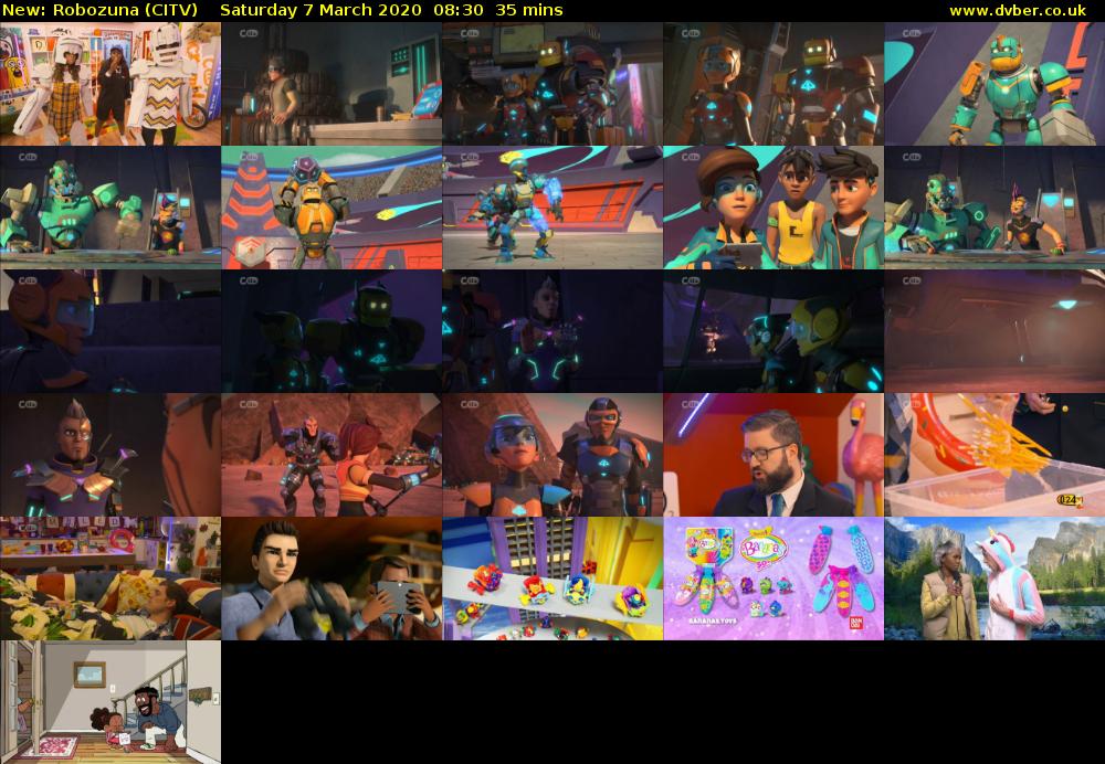 Robozuna (CITV) Saturday 7 March 2020 08:30 - 09:05