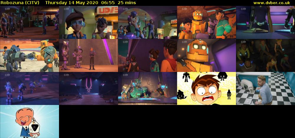 Robozuna (CITV) Thursday 14 May 2020 06:55 - 07:20