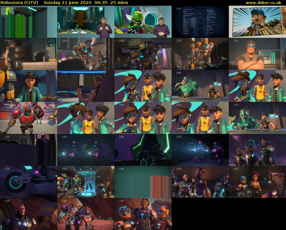 Robozuna (CITV) Sunday 21 June 2020 06:35 - 07:00