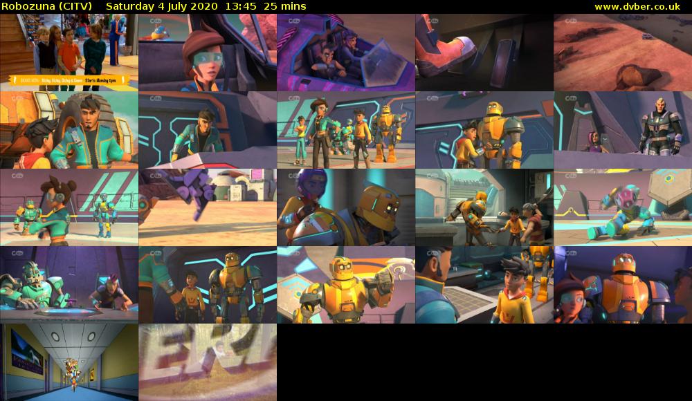 Robozuna (CITV) Saturday 4 July 2020 13:45 - 14:10