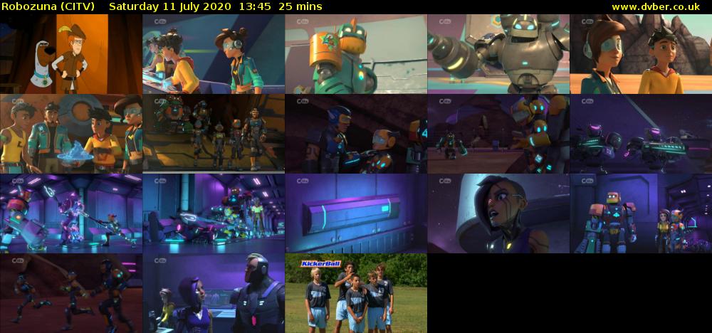 Robozuna (CITV) Saturday 11 July 2020 13:45 - 14:10