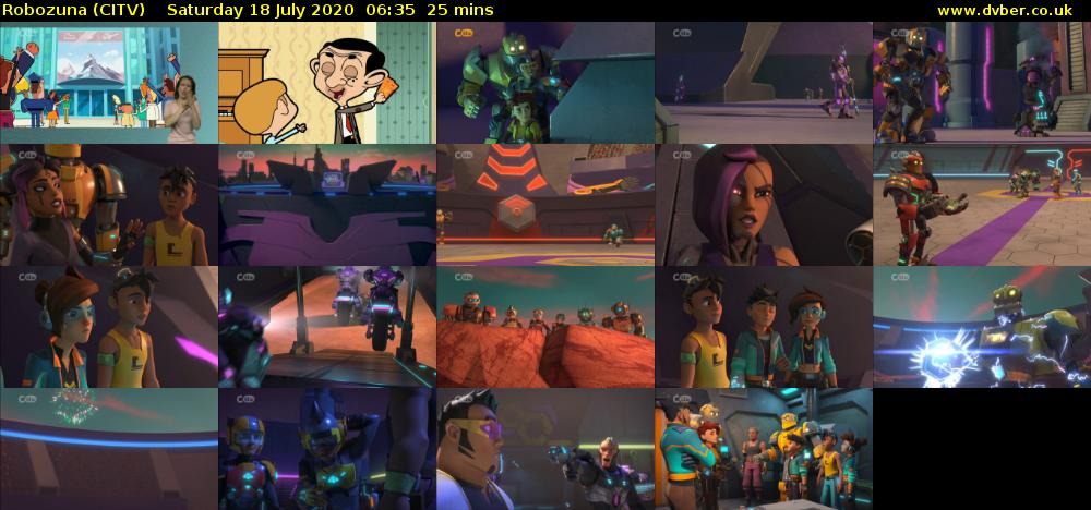 Robozuna (CITV) Saturday 18 July 2020 06:35 - 07:00