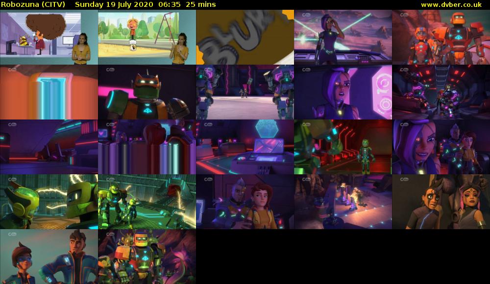Robozuna (CITV) Sunday 19 July 2020 06:35 - 07:00