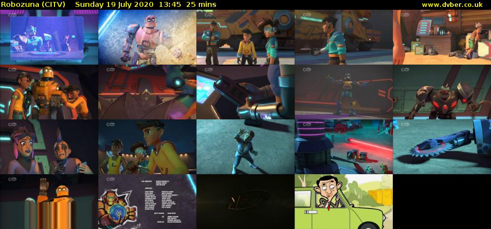 Robozuna (CITV) Sunday 19 July 2020 13:45 - 14:10