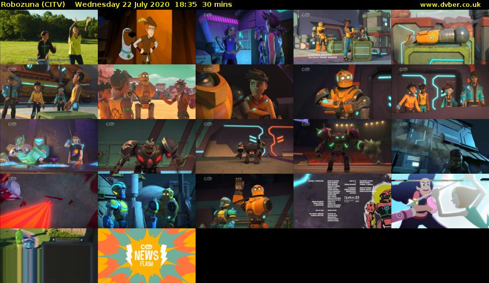 Robozuna (CITV) Wednesday 22 July 2020 18:35 - 19:05