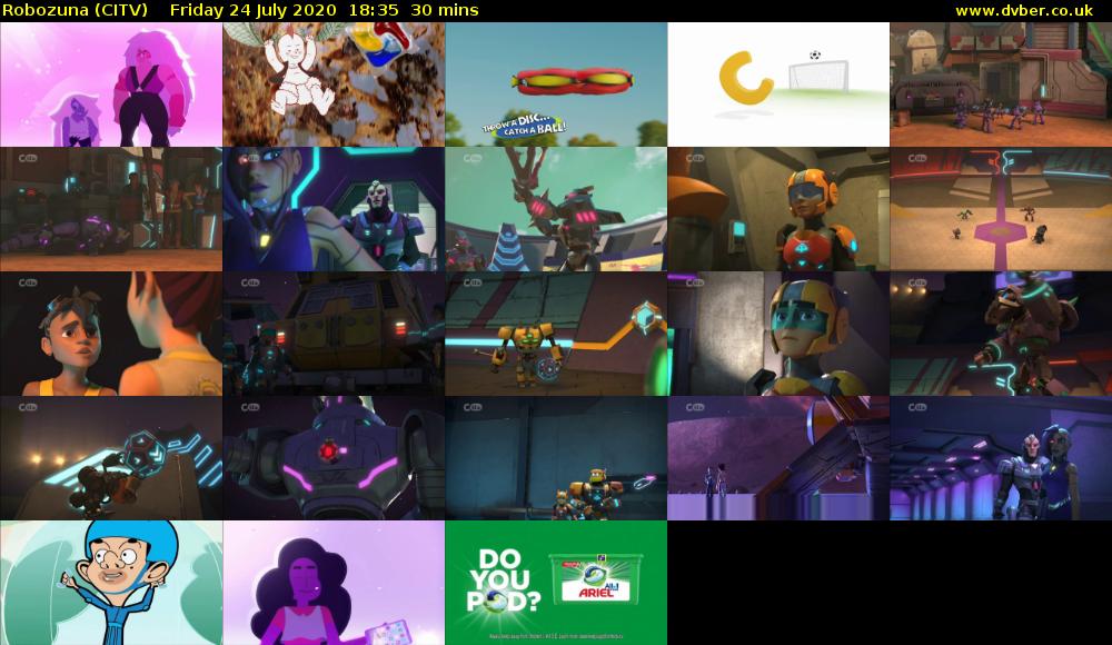 Robozuna (CITV) Friday 24 July 2020 18:35 - 19:05