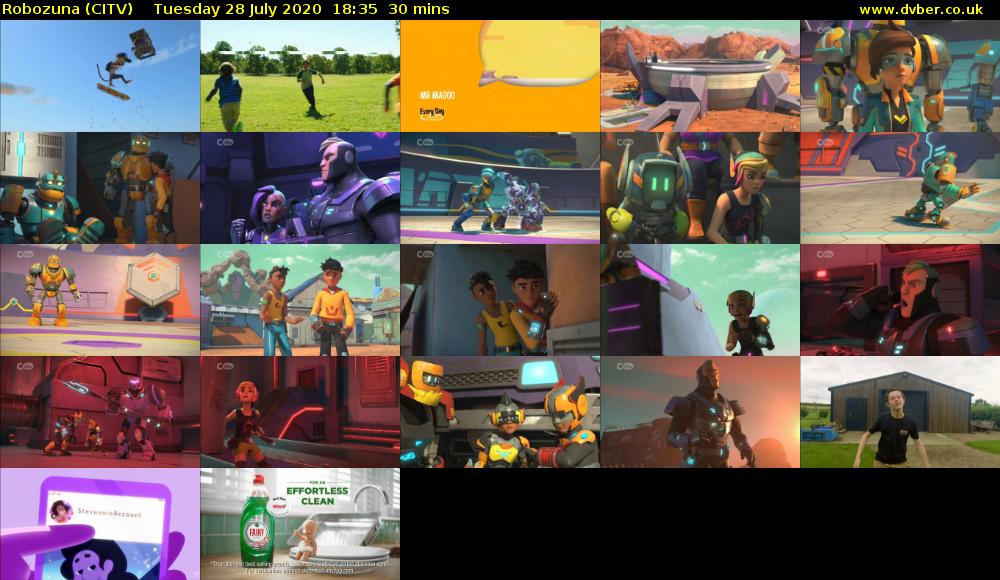Robozuna (CITV) Tuesday 28 July 2020 18:35 - 19:05