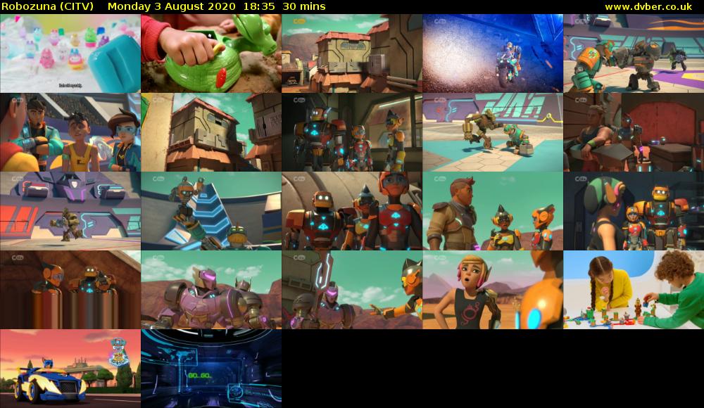 Robozuna (CITV) Monday 3 August 2020 18:35 - 19:05