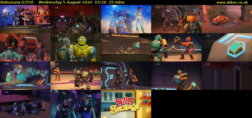 Robozuna (CITV) Wednesday 5 August 2020 07:20 - 07:45