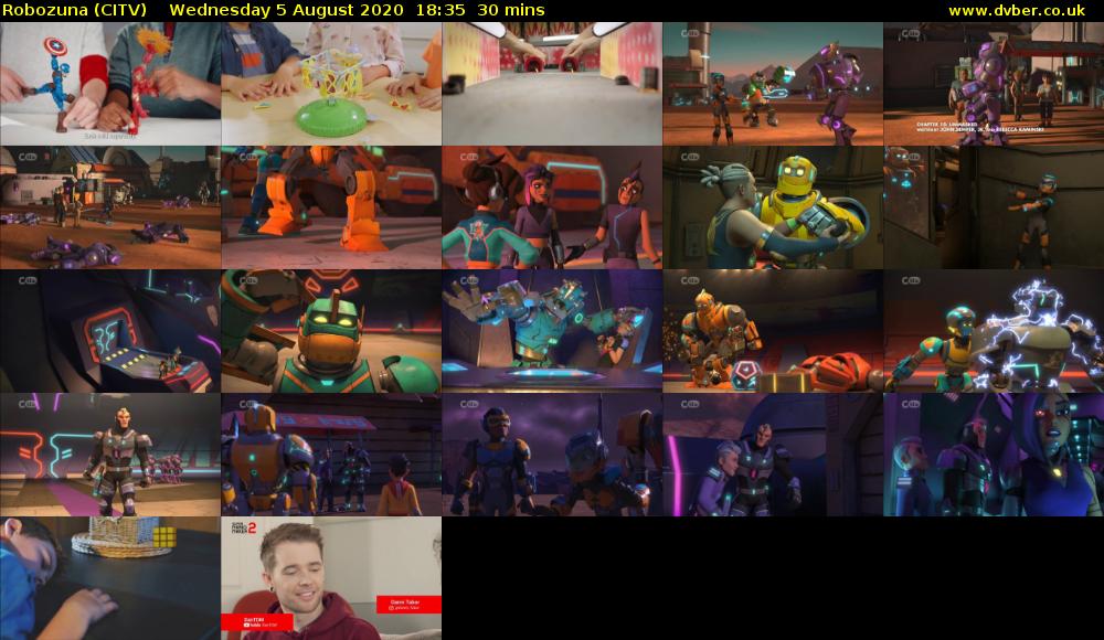 Robozuna (CITV) Wednesday 5 August 2020 18:35 - 19:05