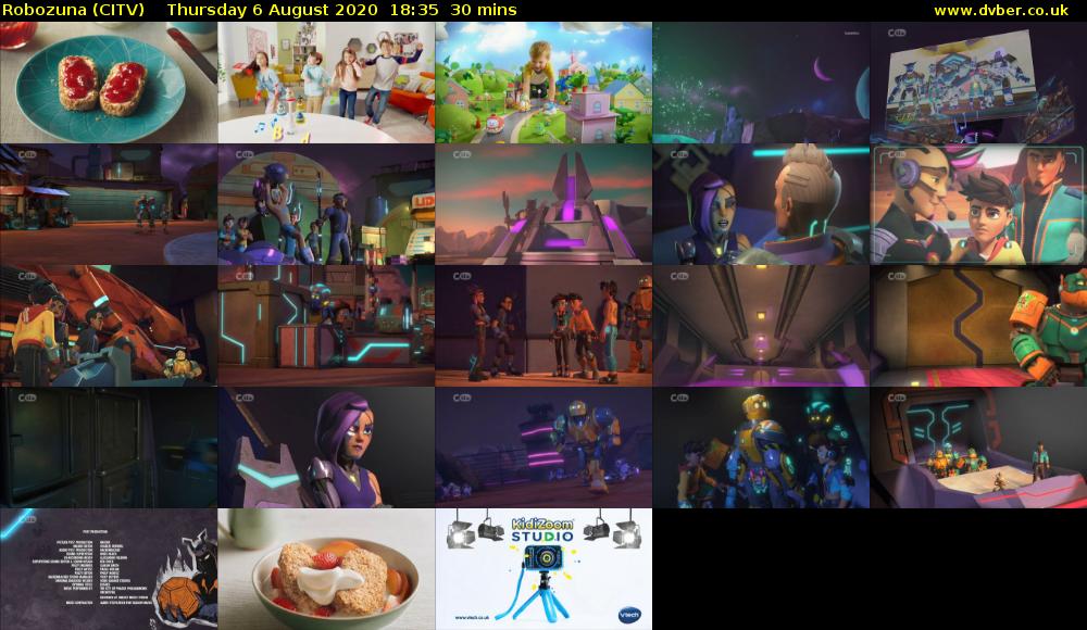 Robozuna (CITV) Thursday 6 August 2020 18:35 - 19:05