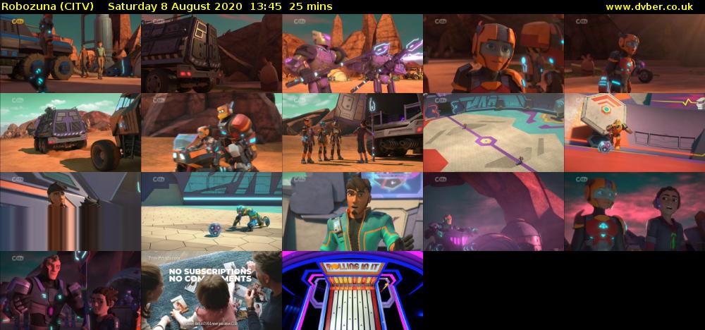 Robozuna (CITV) Saturday 8 August 2020 13:45 - 14:10