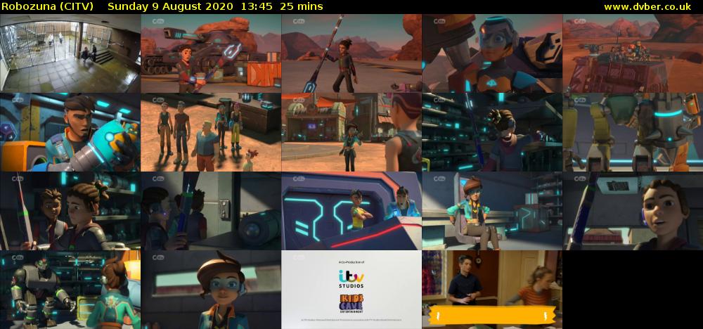 Robozuna (CITV) Sunday 9 August 2020 13:45 - 14:10