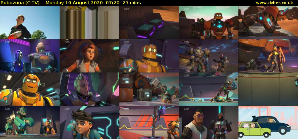 Robozuna (CITV) Monday 10 August 2020 07:20 - 07:45
