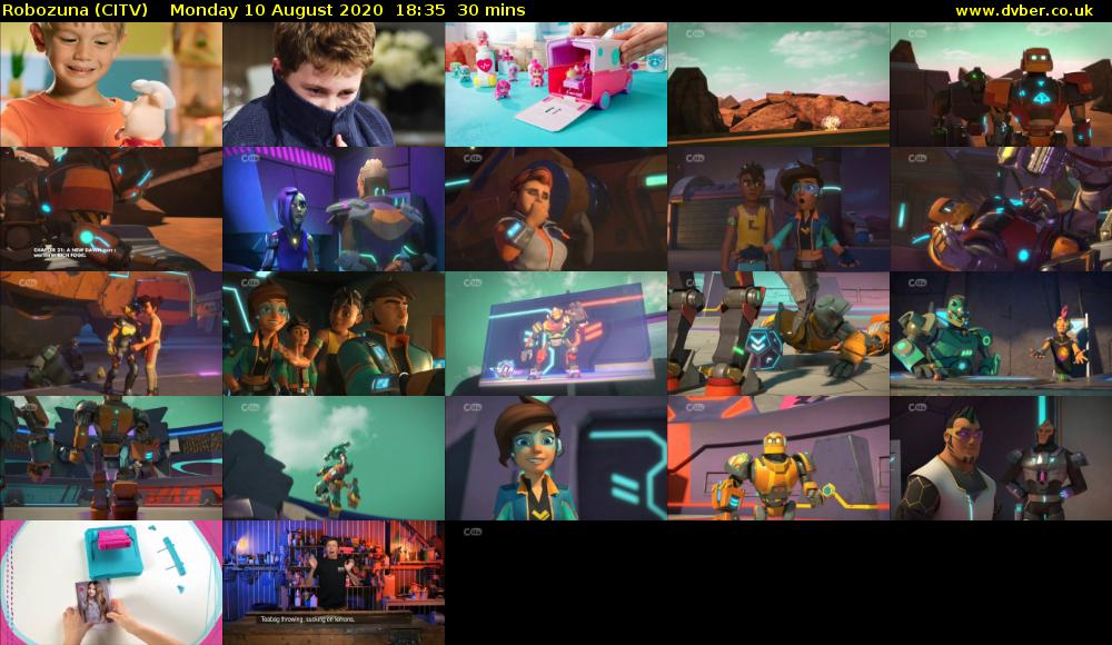 Robozuna (CITV) Monday 10 August 2020 18:35 - 19:05