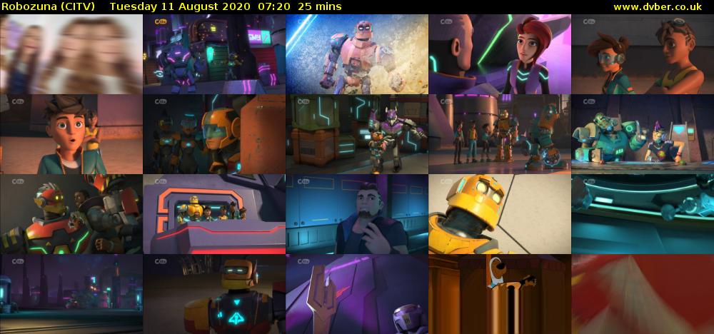 Robozuna (CITV) Tuesday 11 August 2020 07:20 - 07:45