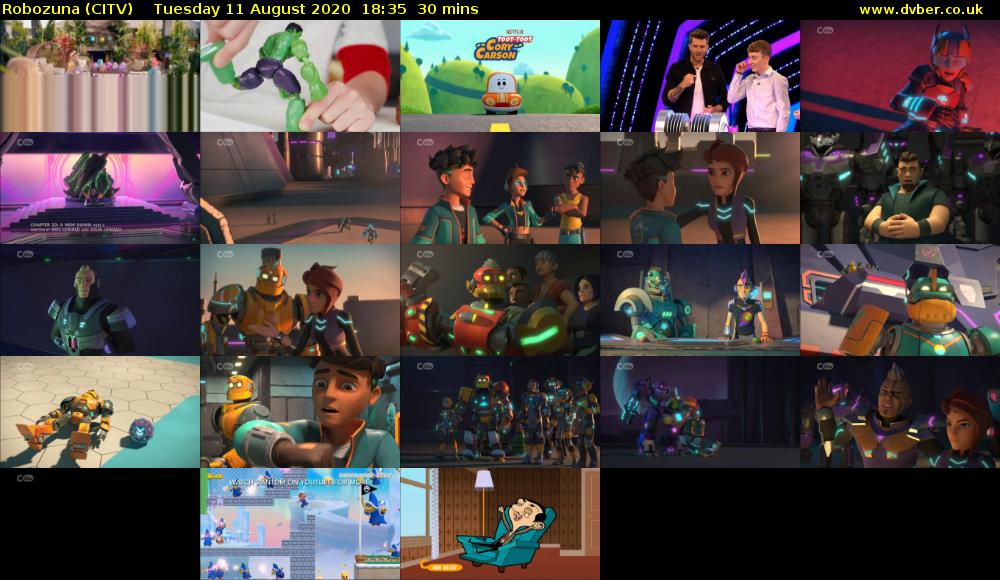 Robozuna (CITV) Tuesday 11 August 2020 18:35 - 19:05