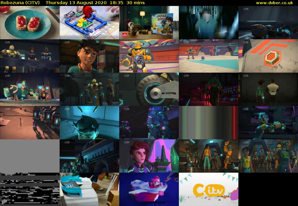Robozuna (CITV) Thursday 13 August 2020 18:35 - 19:05
